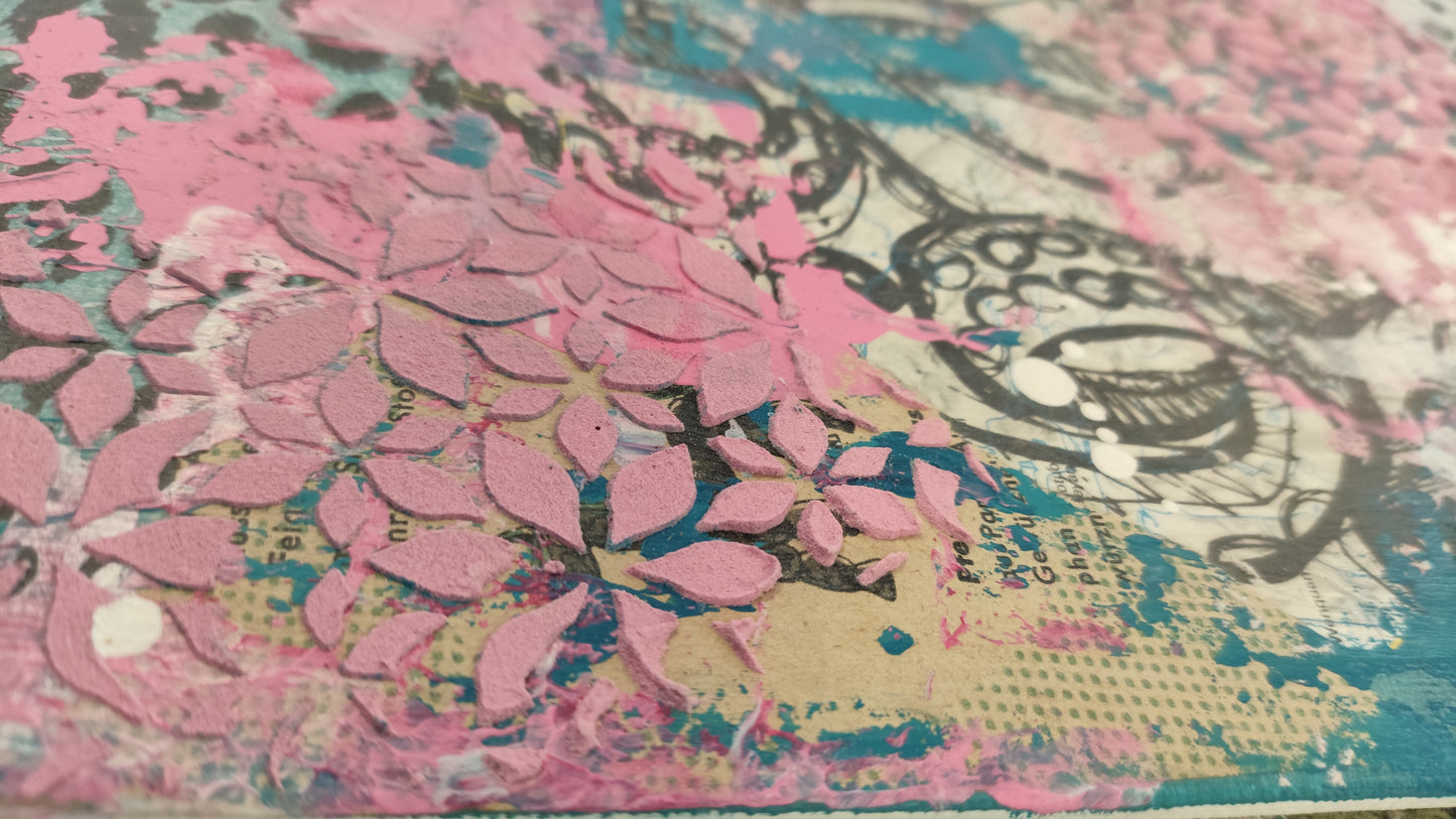 Mixed Media & Collagen